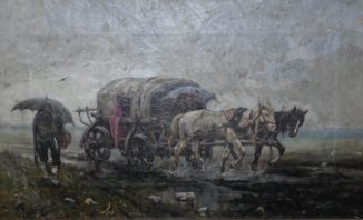 Еврейская фура в дороге